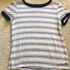 American eagle stripped tee